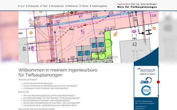 Screenshot of ib-boergers.de