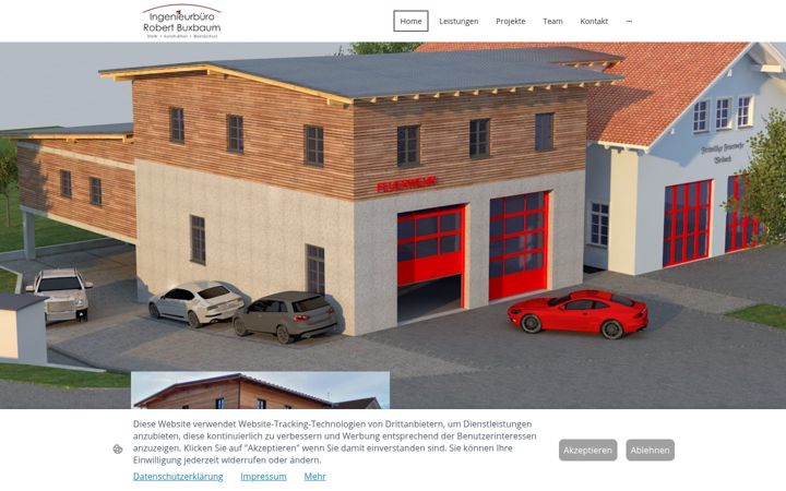 Screenshot of ib-buxbaum.de