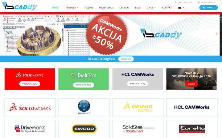 Screenshot of ib-caddy.com