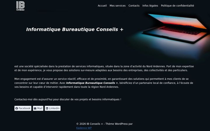 Screenshot of ib-conseils.com