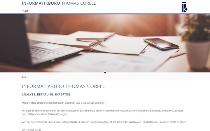 Screenshot of ib-corell.de