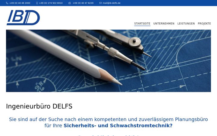 Screenshot stránky ib-delfs.com