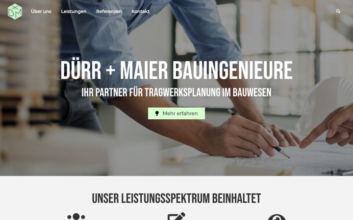 Screenshot of ib-duerr-maier.de