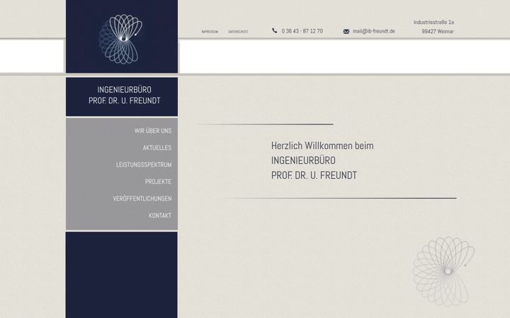 Screenshot of ib-freundt.de