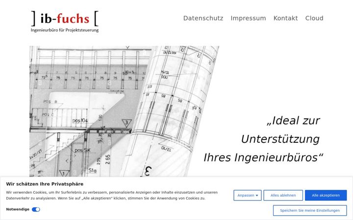 Screenshot of ib-fuchs.de