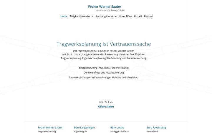 Screenshot of ib-fws.de