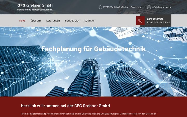 Screenshot of ib-grebner.de