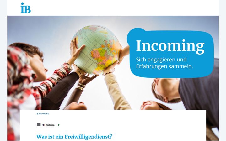Screenshot of ib-incoming.de