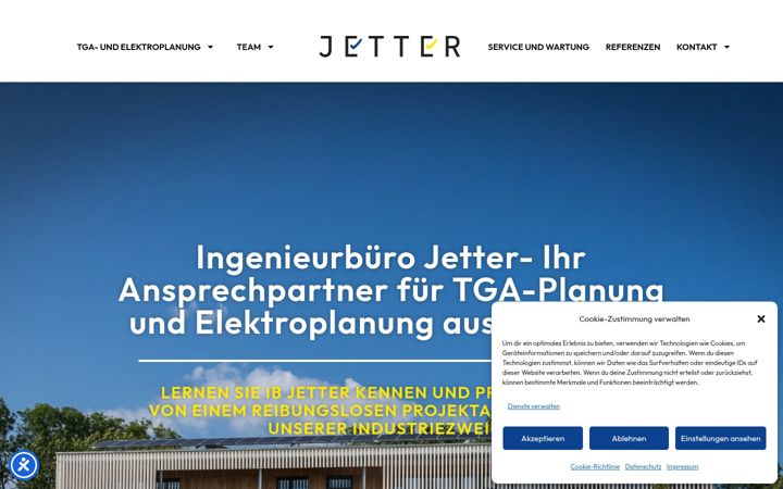 Screenshot of ib-jetter.de