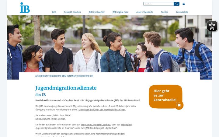 Screenshot of ib-jmd.de