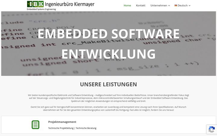 Screenshot of ib-kiermayer.de