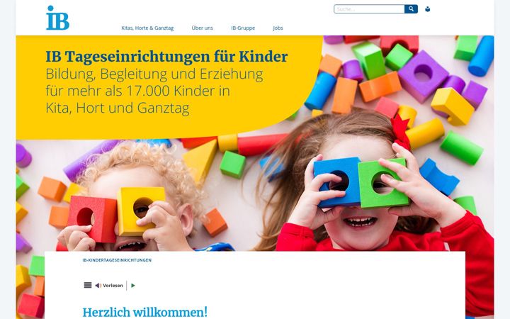 Screenshot of ib-kitas.de