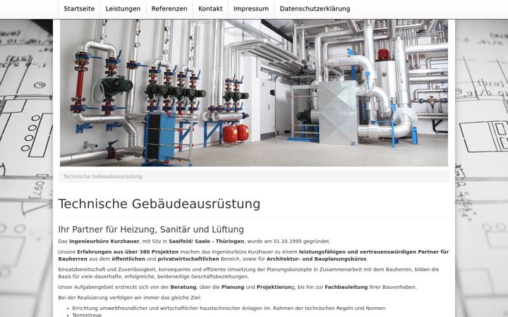Screenshot of ib-kurzhauer.de