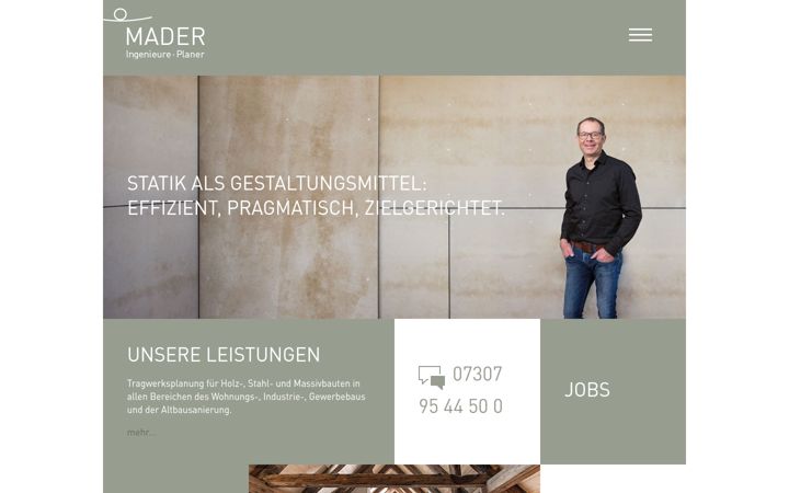 Screenshot of ib-mader.de