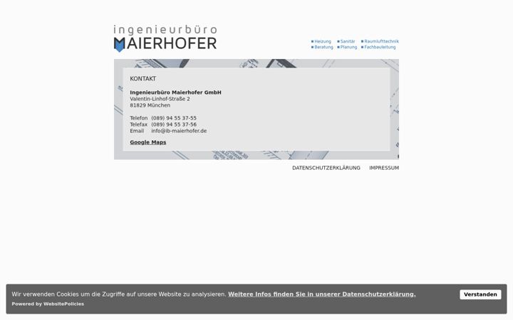 Screenshot of ib-maierhofer.de