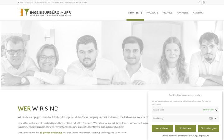 Screenshot of ib-murr.de
