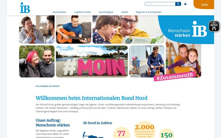 Screenshot of ib-nord.de