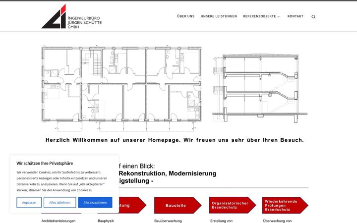 Screenshot of ib-schuette.de