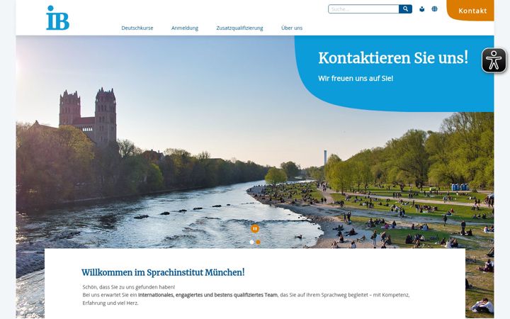 Screenshot of ib-sim.de