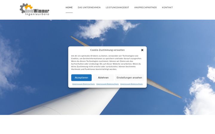 Screenshot of ib-wimmer.at