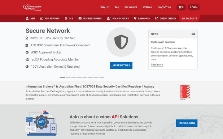 Screenshot of ib.com.au