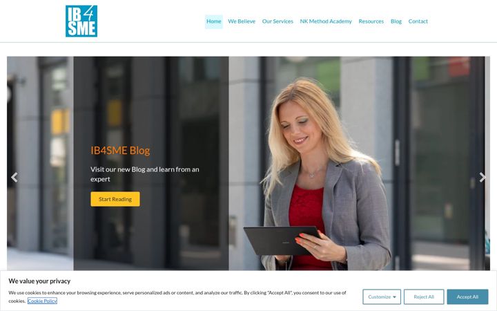 Screenshot stránky ib4sme.com