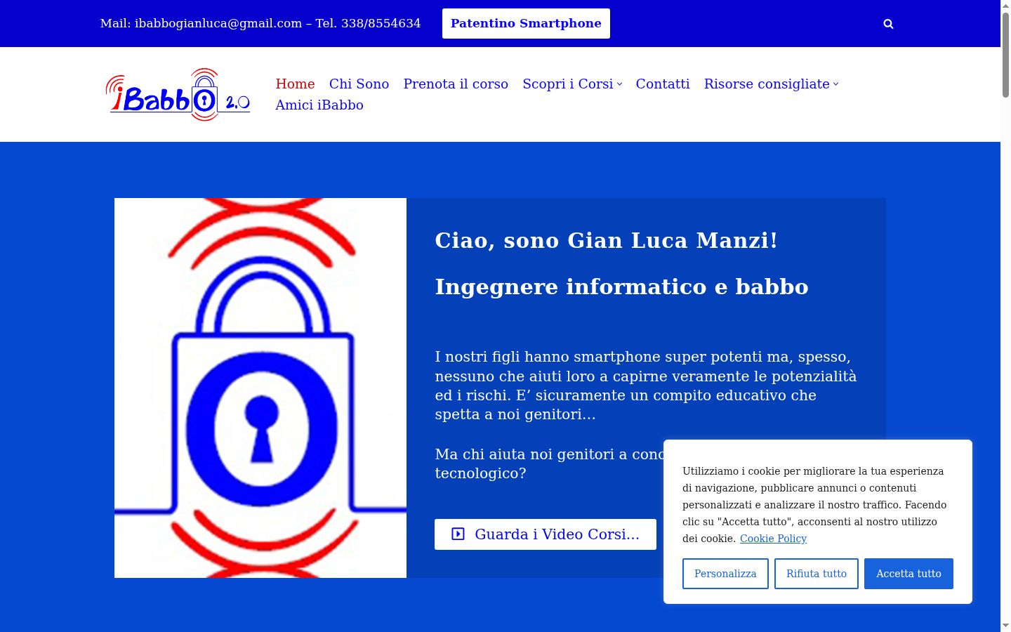 Screenshot tal-banner tal-kunsens muri qabel kwalunkwe interazzjoni