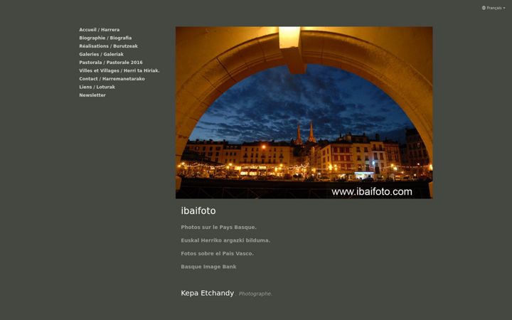 Screenshot of ibaifoto.com