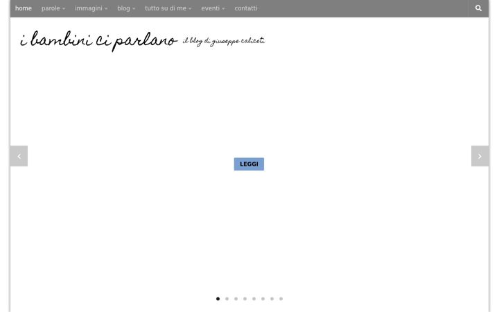 Screenshot of ibambiniciparlano.it