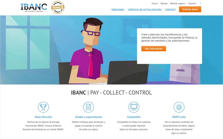 Screenshot of ibanc.es