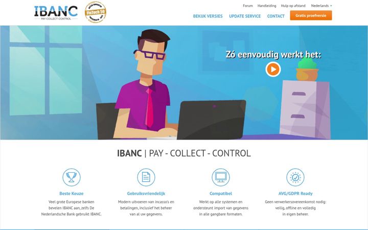 Screenshot of ibanc.eu