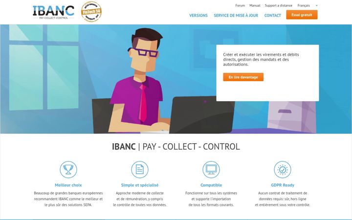 Screenshot of ibanc.fr
