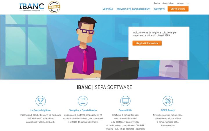 Screenshot of ibanc.it