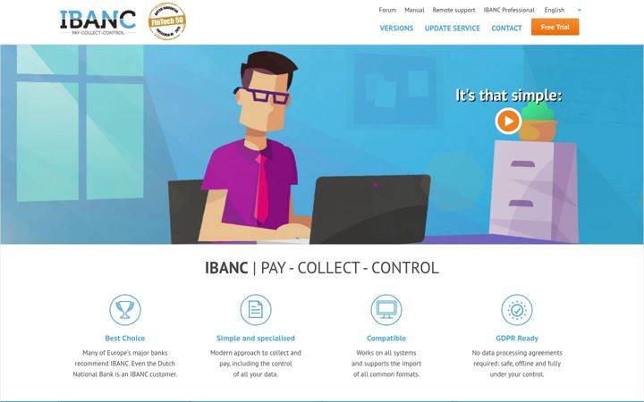 Screenshot of ibanc.software