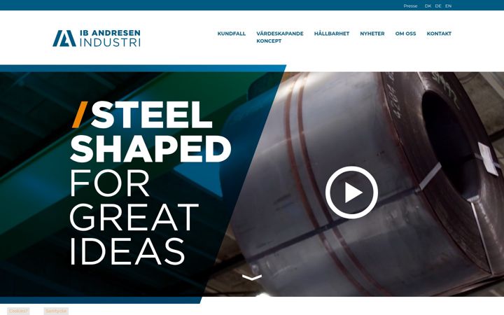 Screenshot of ibandresenindustri.se