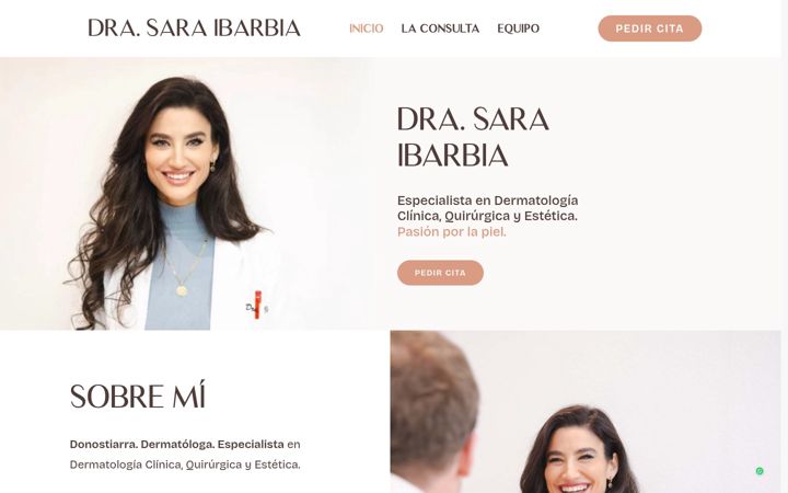 Screenshot of ibarbiadermatologia.com