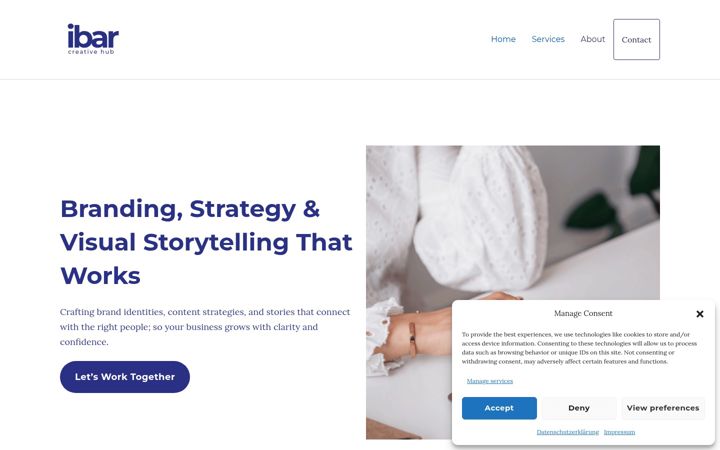 Screenshot of ibarcreativehub.com