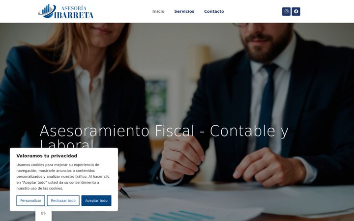 Screenshot of ibarretajanire.com