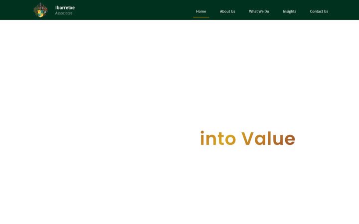 Screenshot of ibarretxe.eu