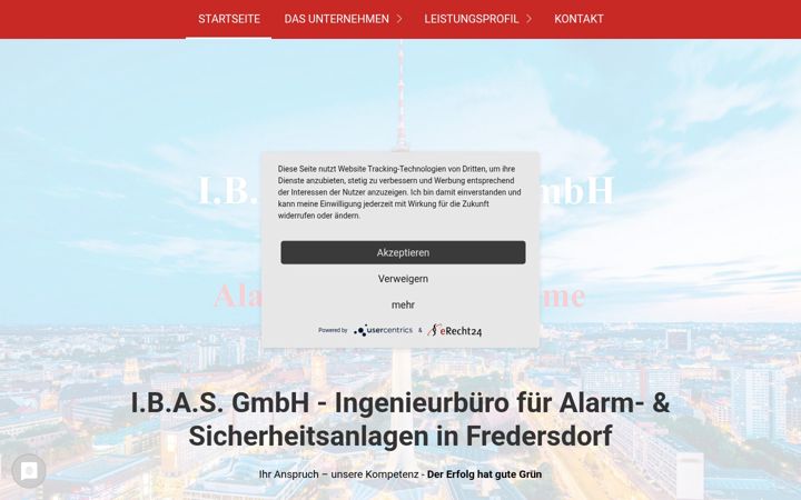 Screenshot of ibas-gmbh.de
