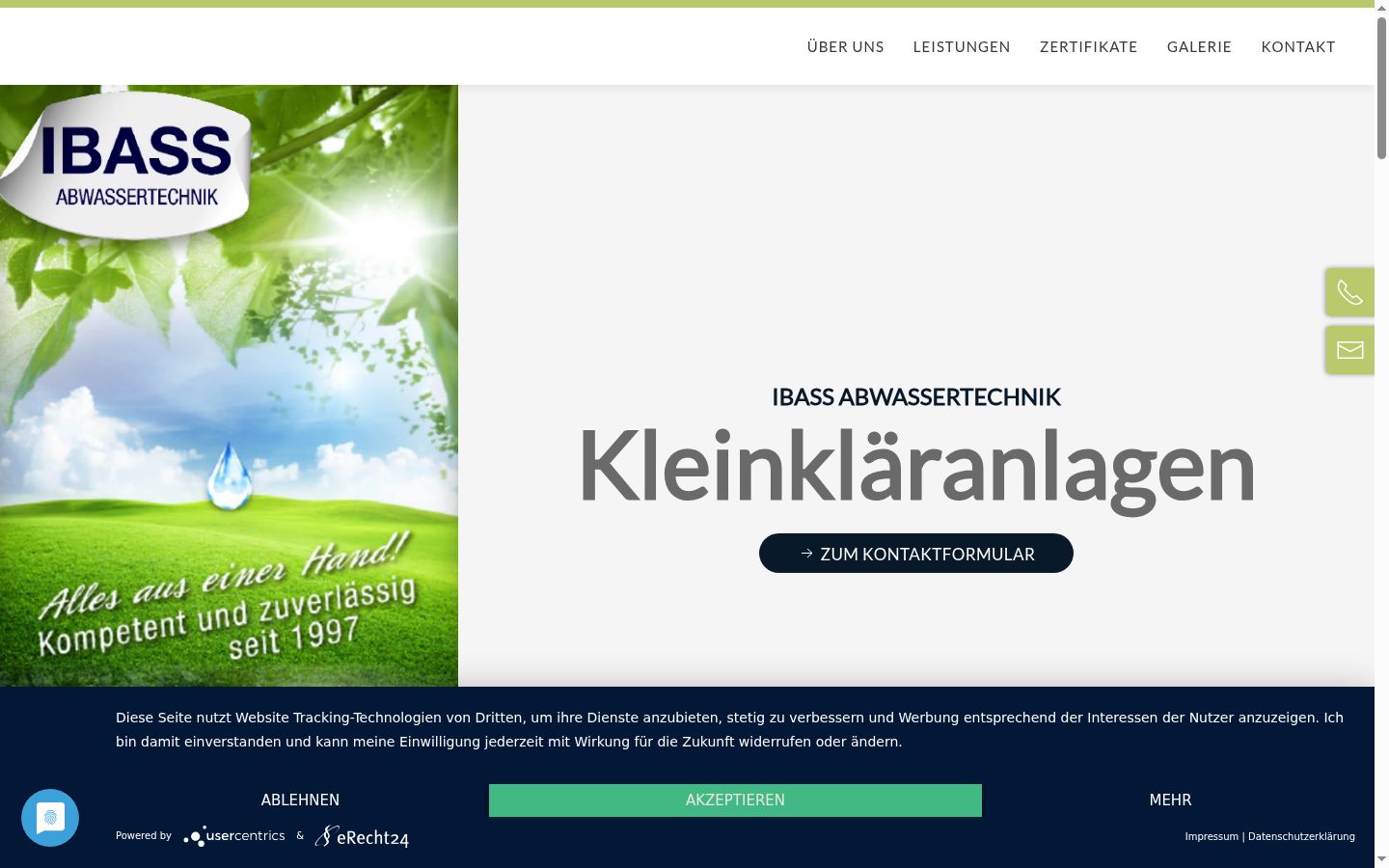 Screenshot tal-banner tal-kunsens muri qabel kwalunkwe interazzjoni