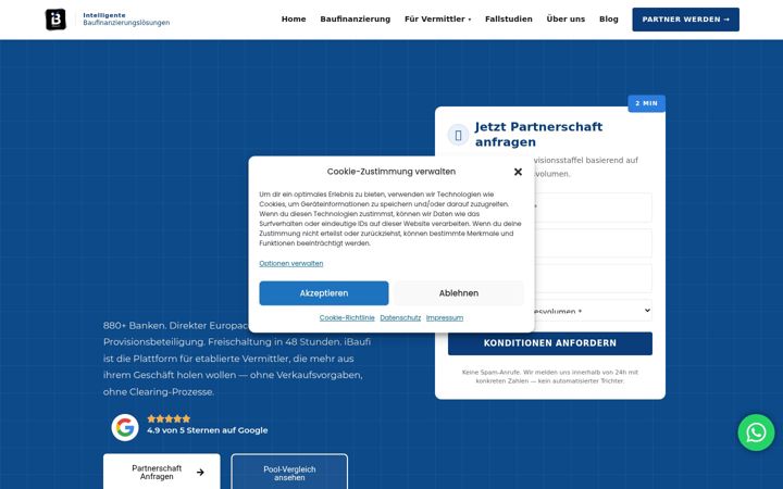 Screenshot of ibaufi.com