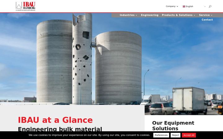 Screenshot of ibauhamburg.com