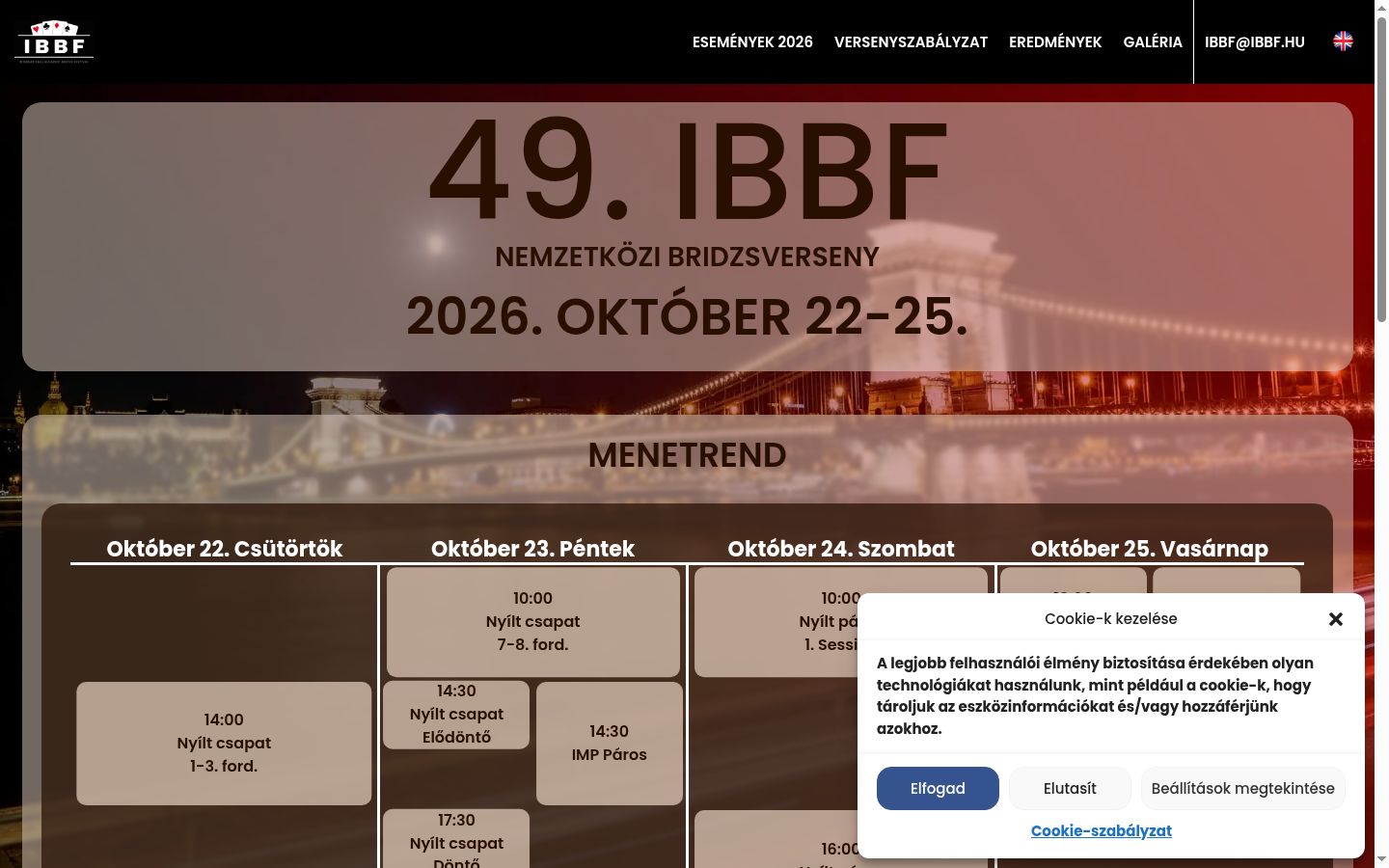 Skærmbillede af samtykkebanneret, som det blev vist før nogen interaktion