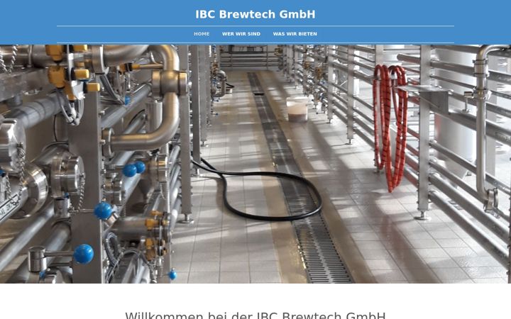 Screenshot of ibc-brewtech.de