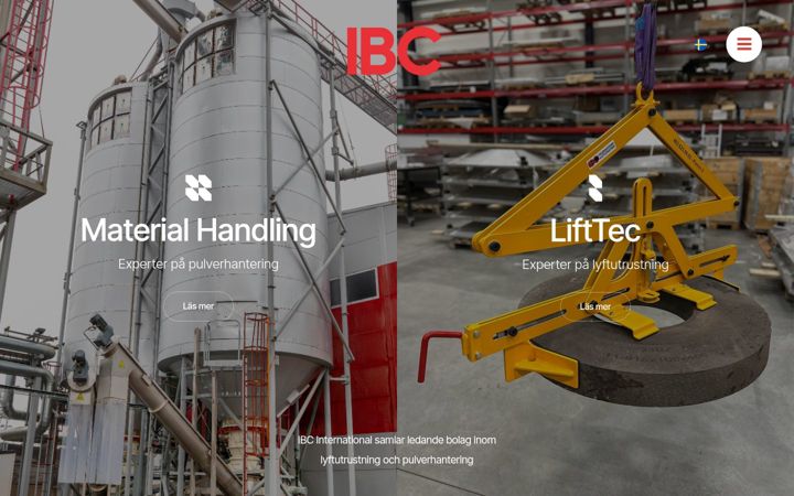 Screenshot of ibc-international.se
