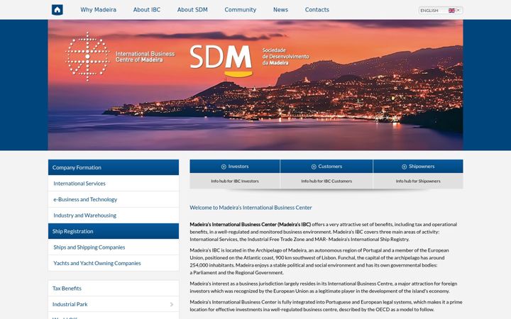 Screenshot of ibc-madeira.com