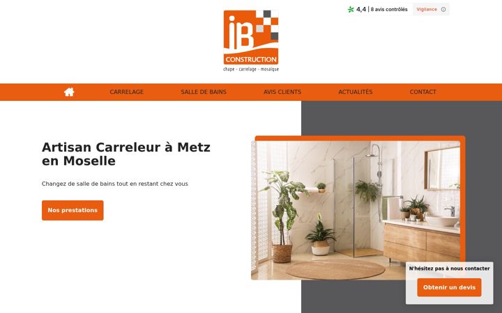 Screenshot of ibc57.fr