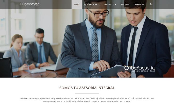 Screenshot of ibcasesoria.es