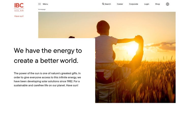 Screenshot of ibcc-solar.com